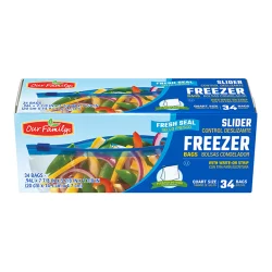 Our Family Slider Quart Freezer Storage Bags