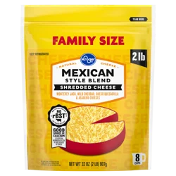Kroger® Family Size Mexican Style Shredded Cheese