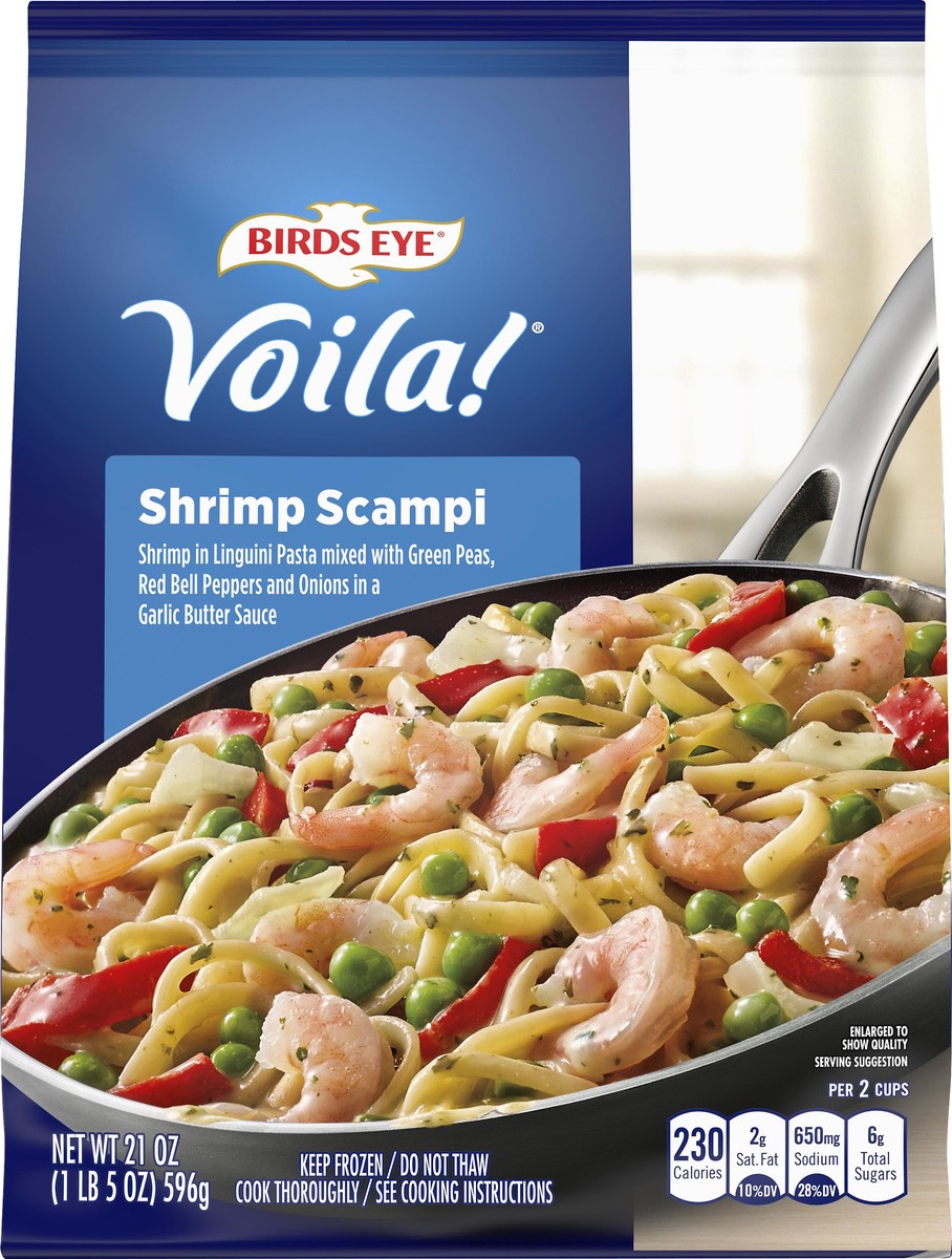 slide 5 of 6, Birds Eye Voila! Shrimp Scampi 21 oz, 1 ct