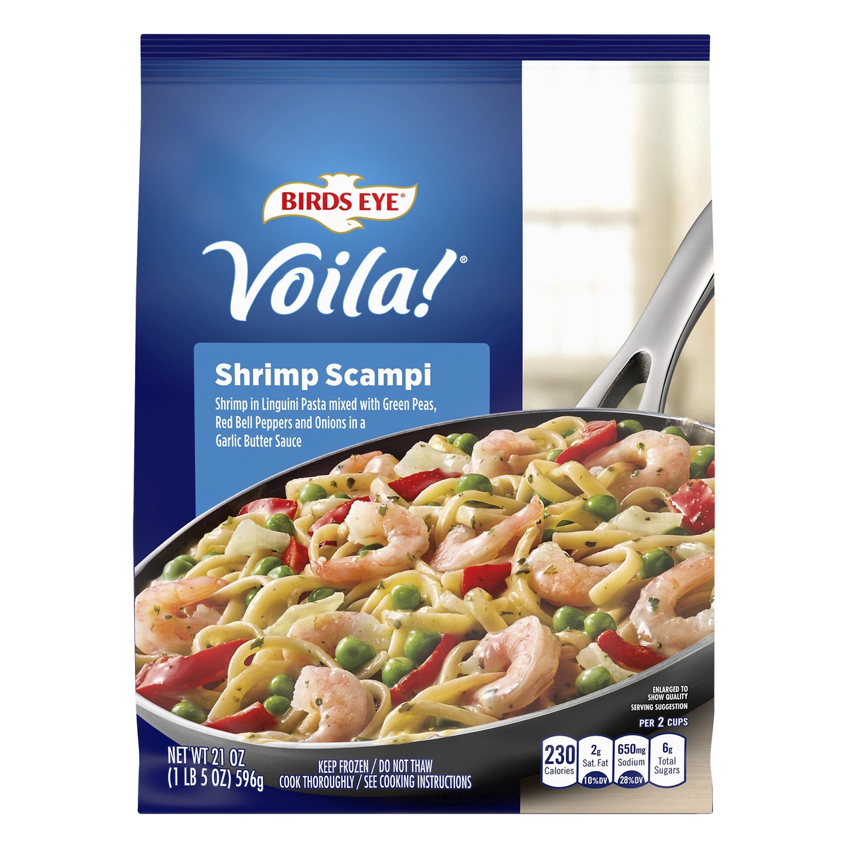 slide 1 of 6, Birds Eye Voila! Shrimp Scampi 21 oz, 1 ct