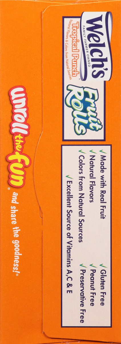 slide 9 of 15, Welch's Tropical Punch Fruit Rolls 6 - 0.75 oz Rolls, 6 ct