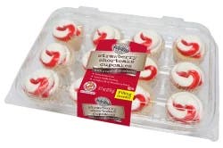 two-bite Strawberry Shortcake Cupcakes