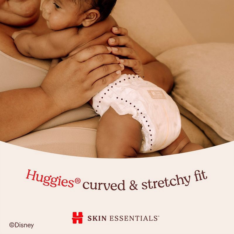 slide 4 of 12, Huggies Skin Essentials Baby Diapers, Size 4 (22-37 lbs), 58 Ct, 58 ct