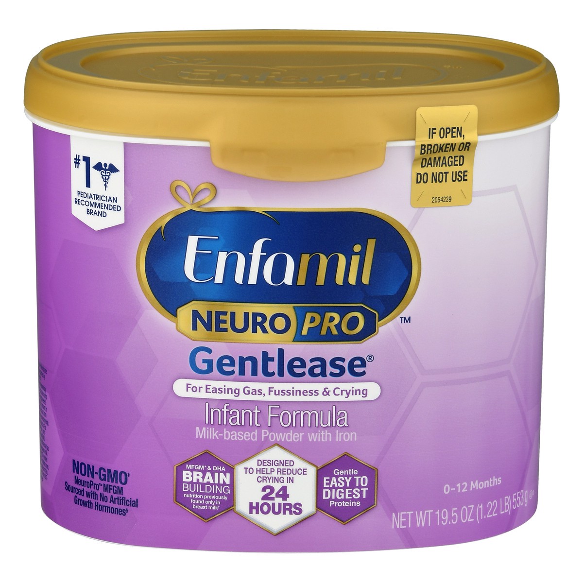 slide 1 of 1, Enfamil Neuropro Gentlease Powder Infant Formula, 19.5 oz