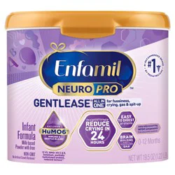 Enfamil NeuroPro 0-12 Months Milk-Based Powder with Iron Infant Formula 19.5 oz