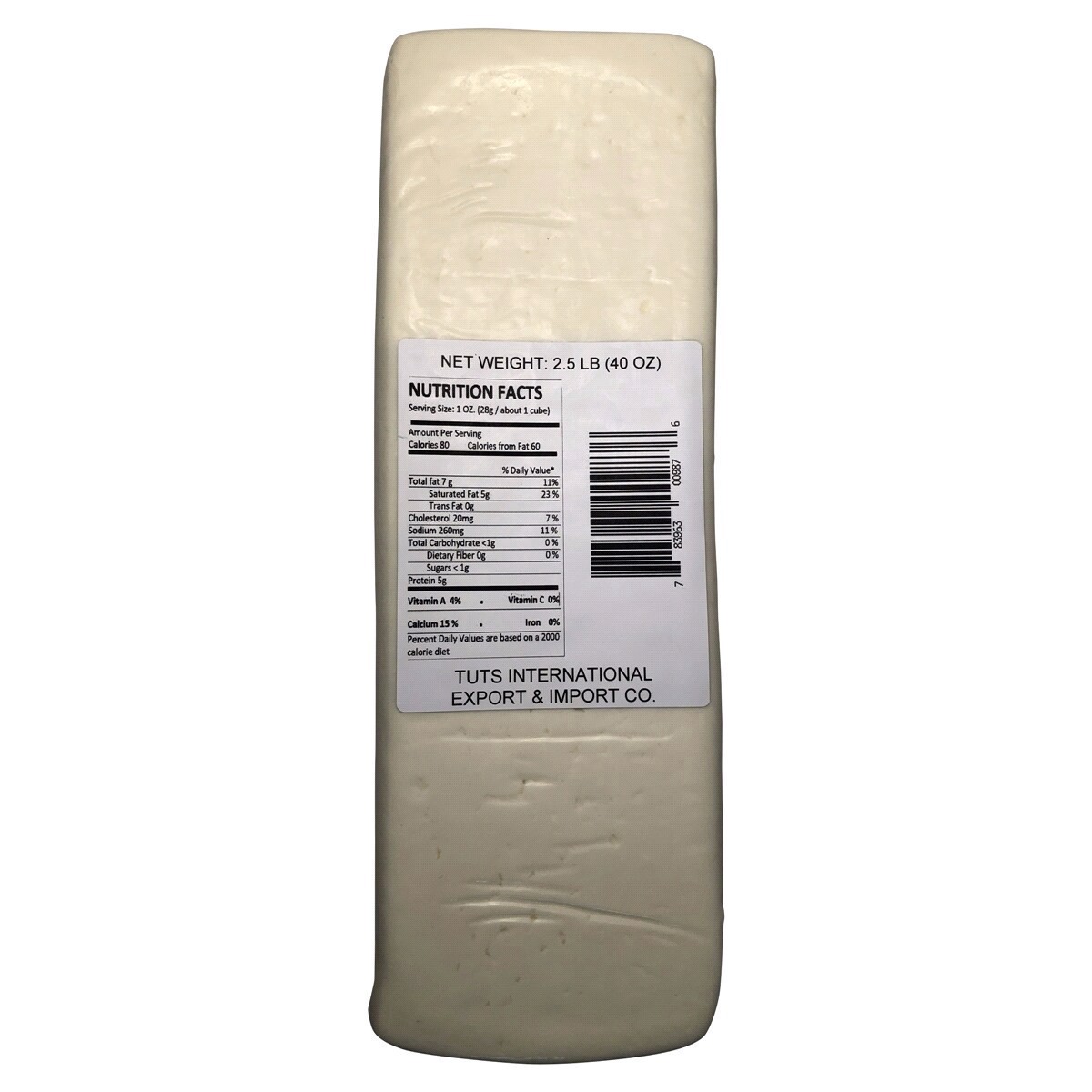 slide 3 of 9, Tut's Spanish Cheese 2.5 lb, 40 oz