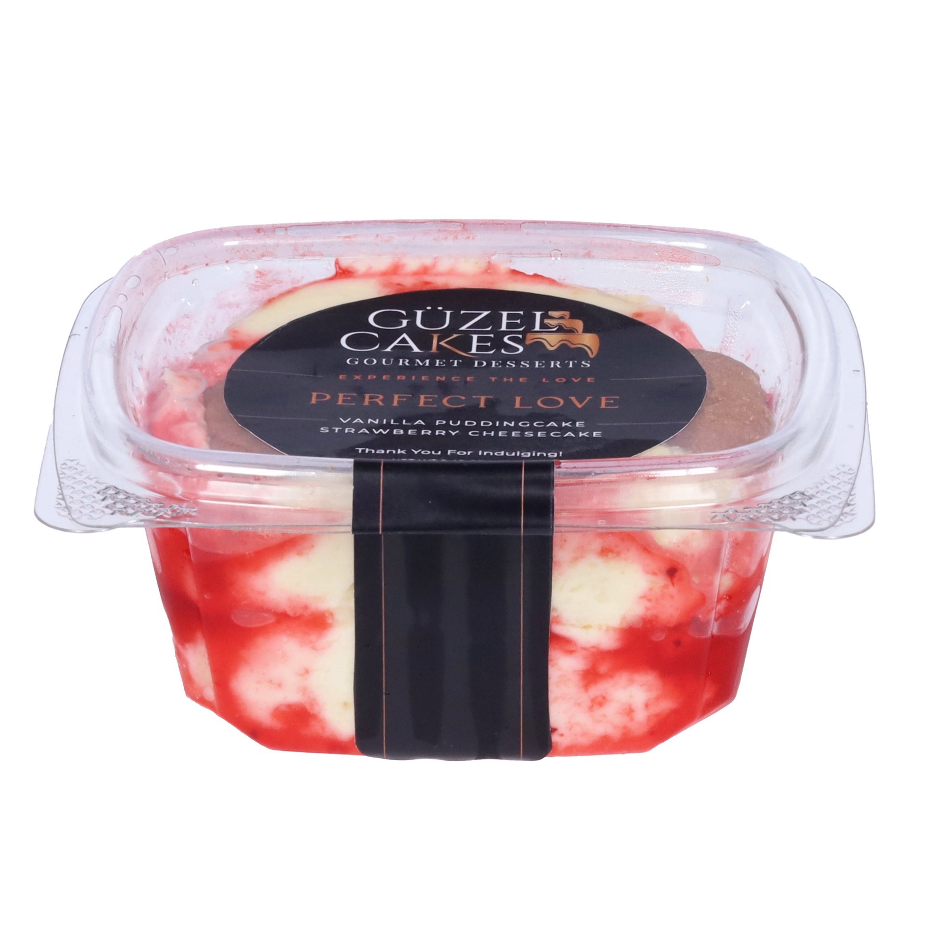 slide 1 of 1, Guzel Cakes Strawberry Cheesecake Gourmet Dessert - Perfect Love, 5.45 oz