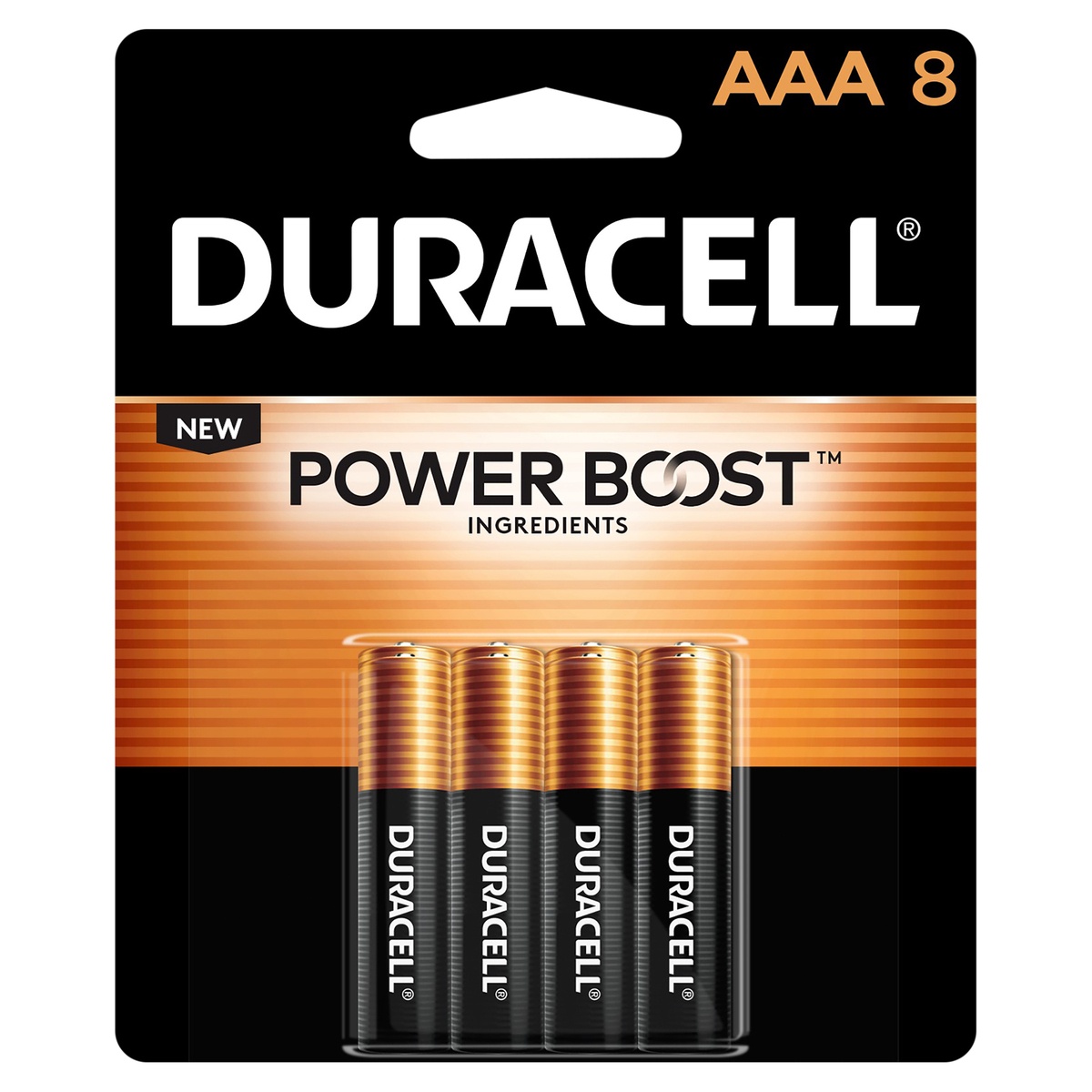 slide 1 of 2, Duracell Coppertop AAA Alkaline Batteries, 8 ct