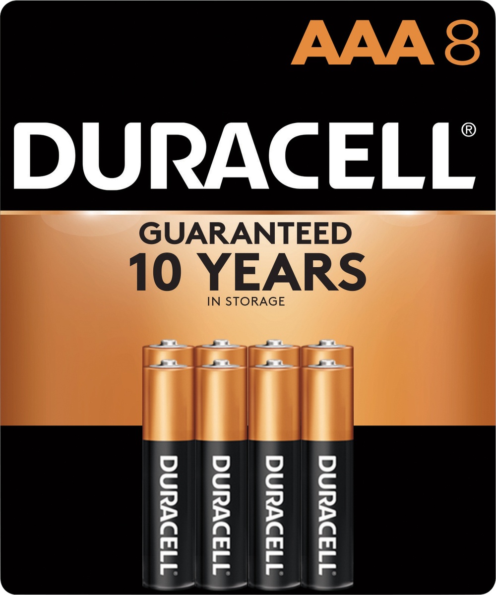 slide 8 of 8, Duracell Coppertop AAA Alkaline Batteries, 8 ct