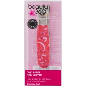 slide 1 of 1, Beauty 360 Chic Nail Clipper, Petite, 1 ct