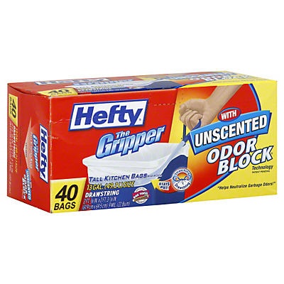 slide 1 of 1, Hefty Tall Kitchen Bags, 1 ct