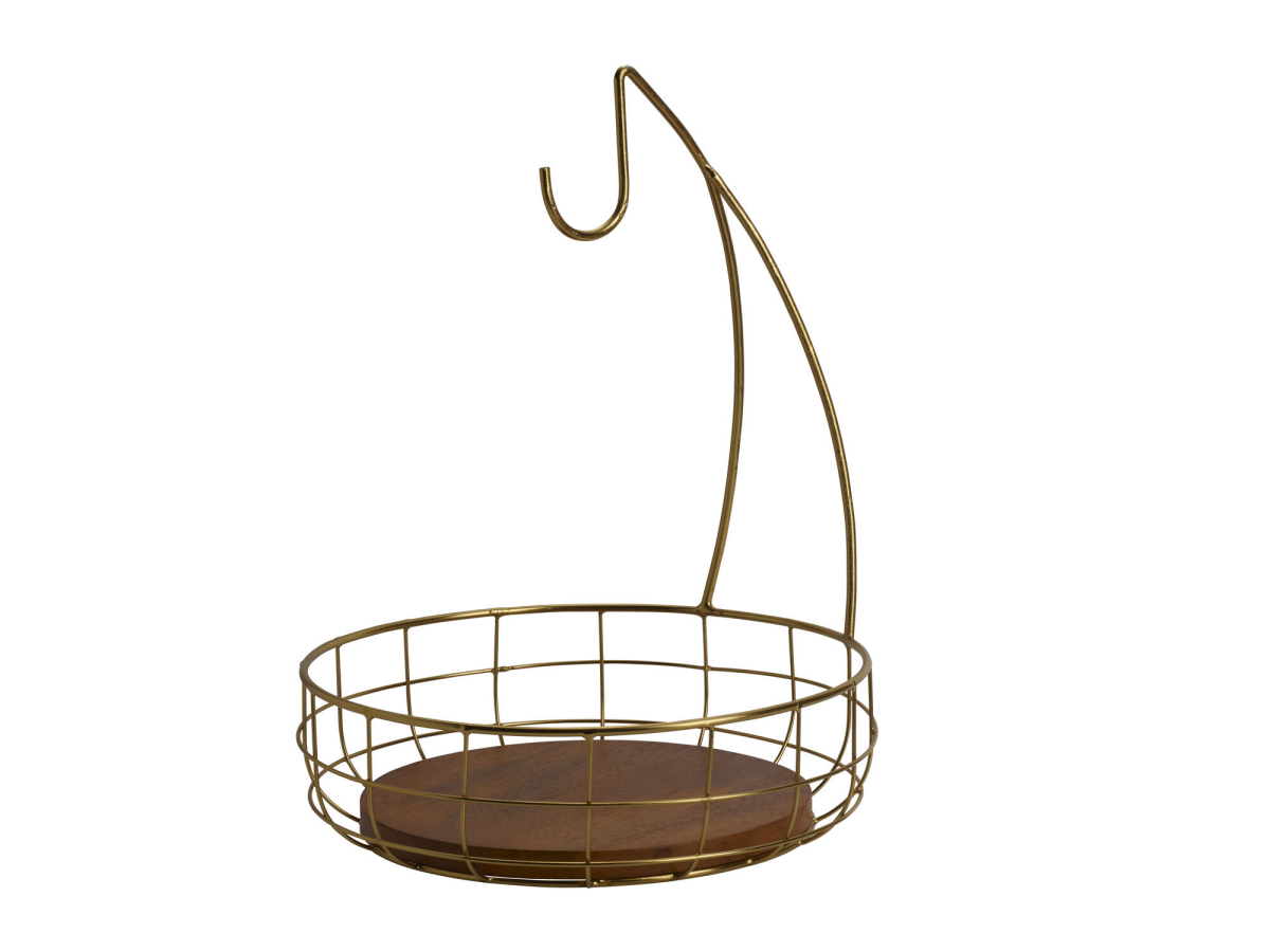 slide 1 of 5, Mikasa Anise Banana Basket Gold, 1 ct