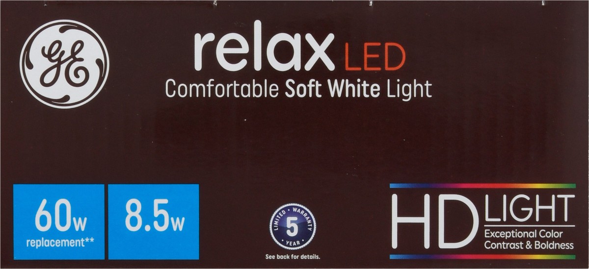 slide 9 of 9, GE Relax Led Light Bulbs, 4 ct