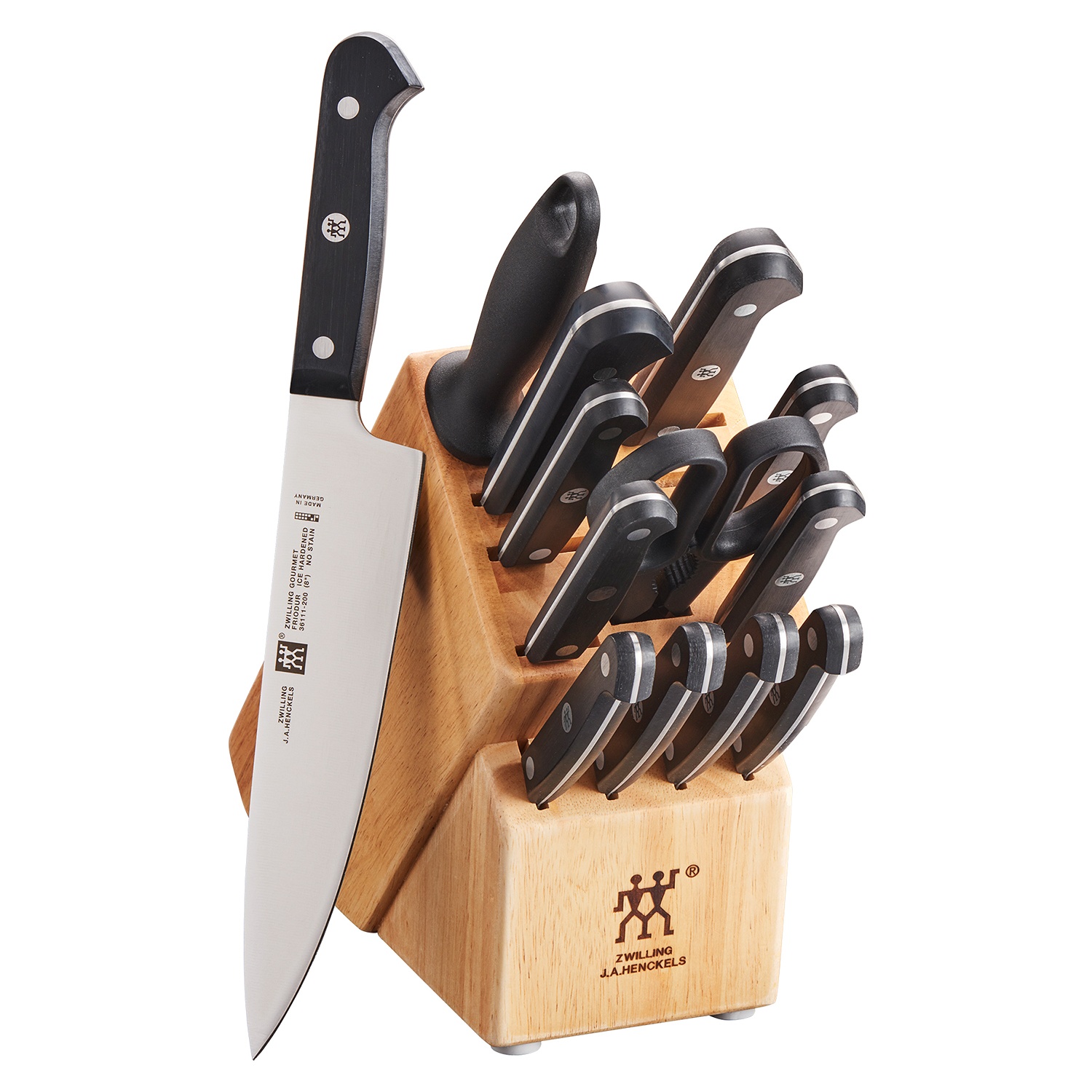 slide 1 of 1, Zwilling Gourmet Knife Block, 1 ct