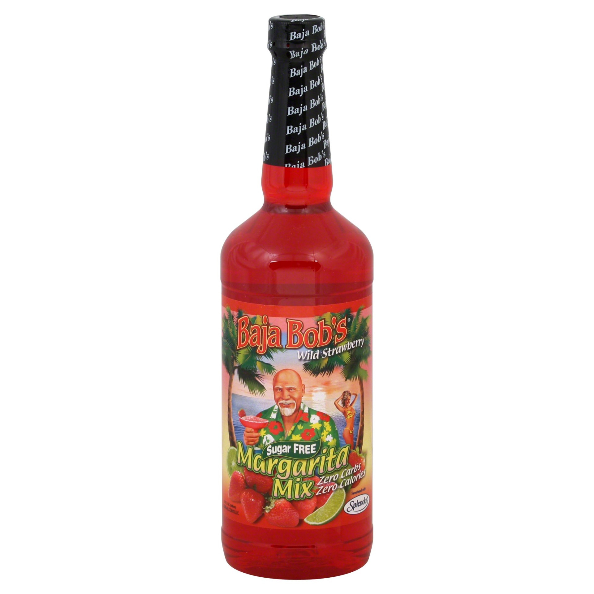 slide 1 of 1, Baja Bob's Baja Bobs Margarita Mix, Wild Strawberry - 32 oz, 32 oz