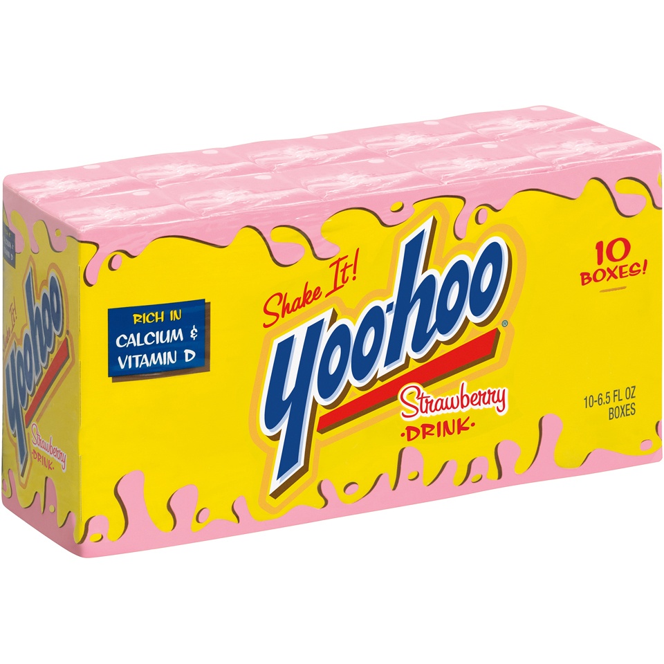 slide 2 of 3, Yoo-hoo Strawberry Drink, 10 ct; 6.5 fl oz