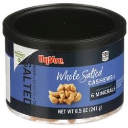 Hy-vee Salted Whole Cashews