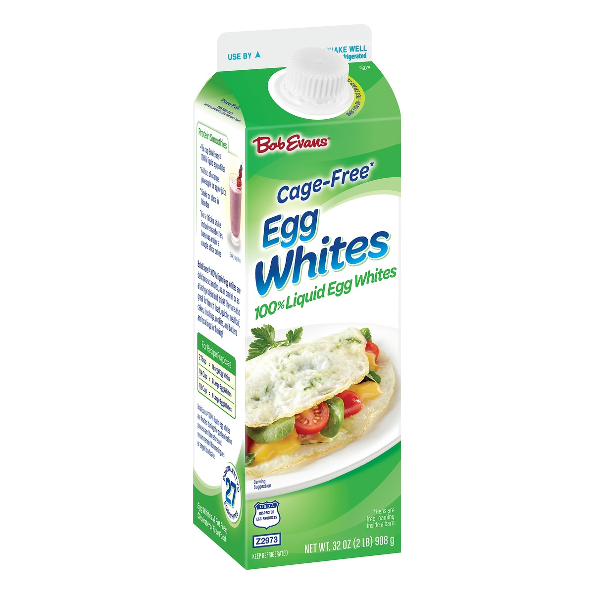 slide 2 of 10, Bob Evans Cage Free Liquid Egg Whites, 32 oz