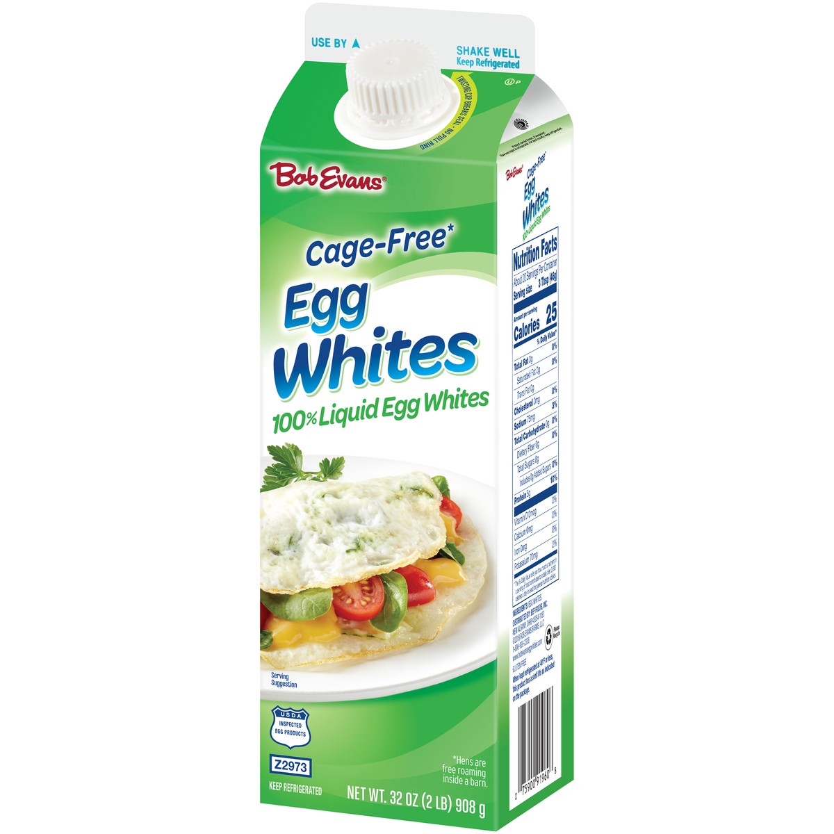 slide 4 of 11, Bob Evans Cage-Free Egg Whites 32 oz. Carton, 32 oz