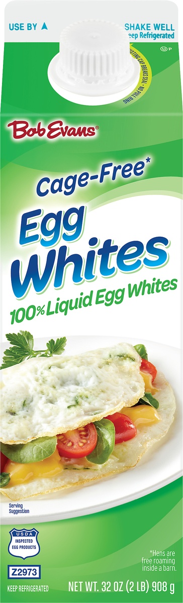 slide 9 of 10, Bob Evans Cage Free Liquid Egg Whites, 32 oz