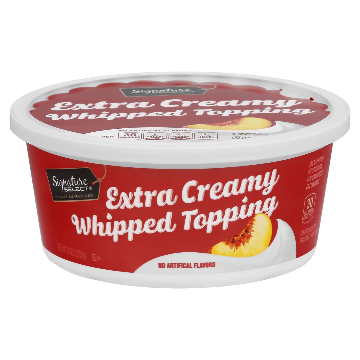 slide 7 of 11, Signature Select Extra Creamy Whipped Topping 8 oz, 8 oz