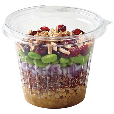 slide 1 of 1, H-E-B Meal Simple Wheatberries Almond and Cranberries Salad Vinaigrette, 6 oz