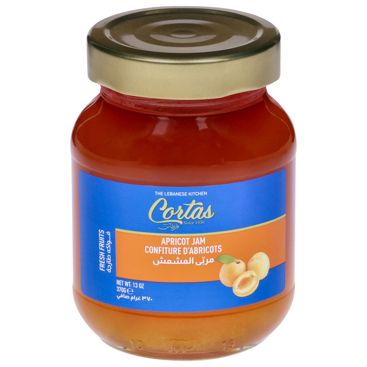 slide 2 of 4, Cortas Apricot Jam, 13 oz