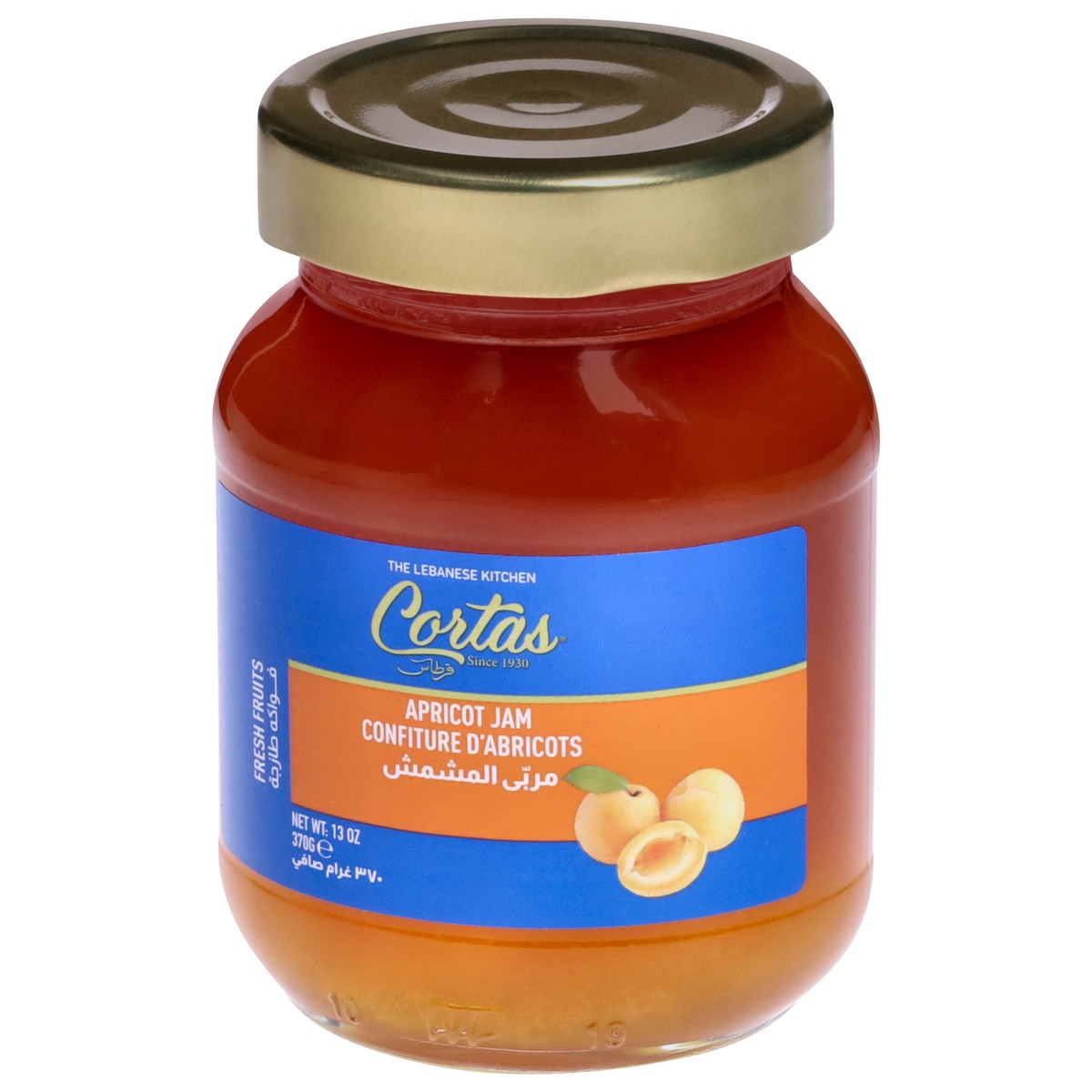 slide 4 of 4, Cortas Apricot Jam, 13 oz
