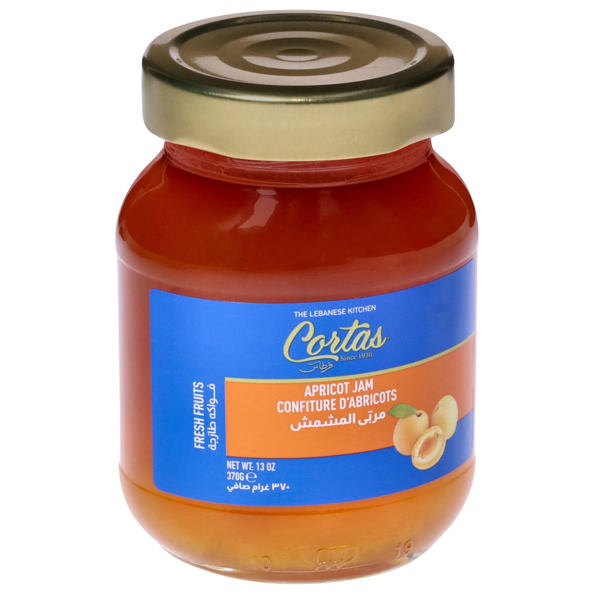 slide 3 of 4, Cortas Apricot Jam, 13 oz