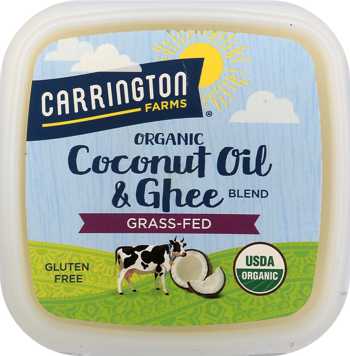 slide 4 of 9, Carrington Farms Organic Coconut Oil & Ghee Blend 12 oz, 12 oz