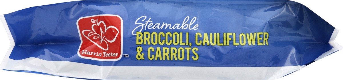 slide 3 of 3, Harris Teeter Steamable Broccoli, Cauliflower & Carrots, 12 oz