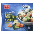 slide 1 of 1, Harris Teeter Steamable Broccoli, Cauliflower & Carrots, 12 oz