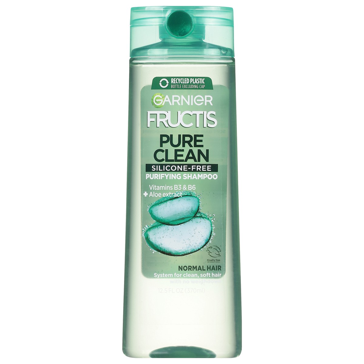 slide 1 of 9, Garnier Pure Clean Fortifying Shampoo+Aloe Extract - 12.5 fl oz, 12.5 oz