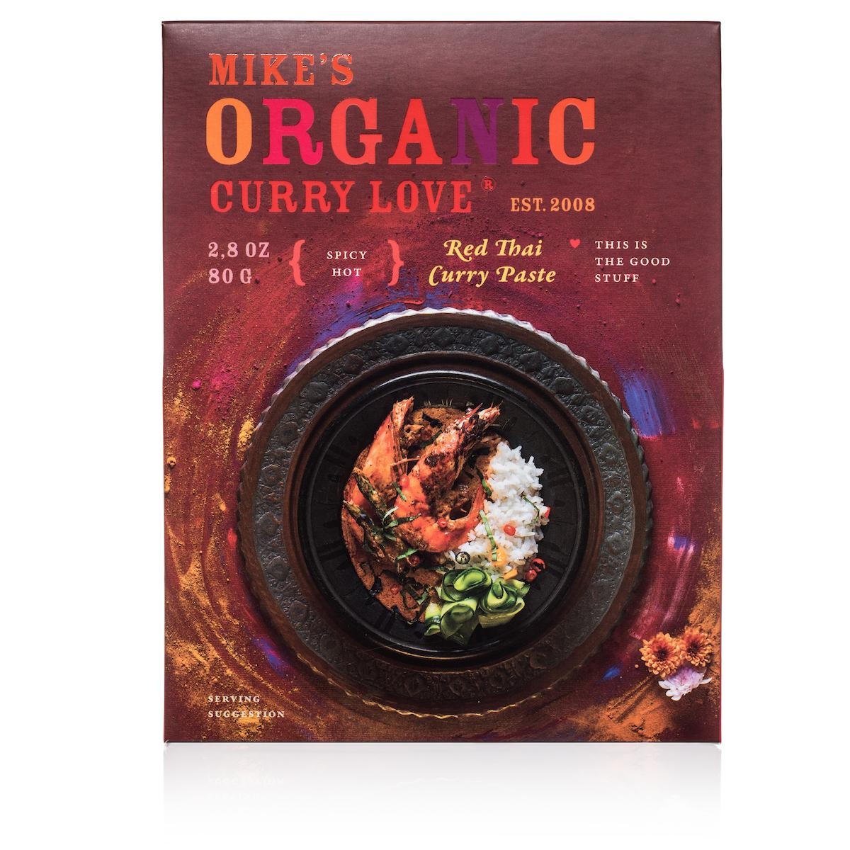 slide 1 of 1, Mikes Organic Curry Red Thai Curry Sauce, 8.8 oz