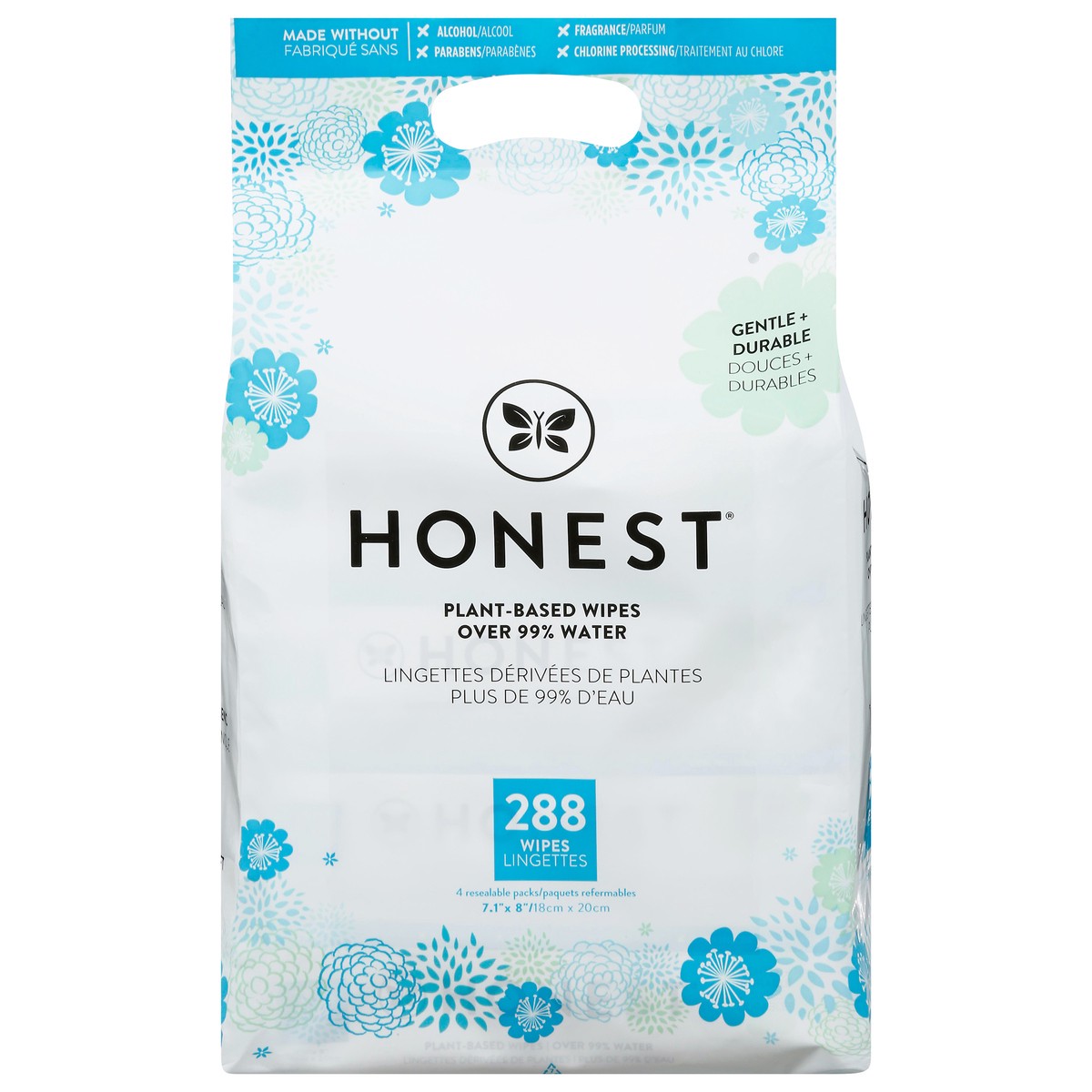 slide 1 of 1, The Honest Company Plant-Based Baby Wipes made with over 99% Water - Geo Mood - 288ct, 288 ct