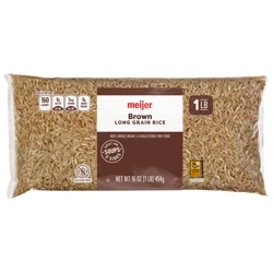 Meijer Long Grain Brown Rice, 1 Lbs