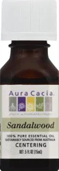 Aura Cacia Essential Oil Sandalwood - 0.5 oz