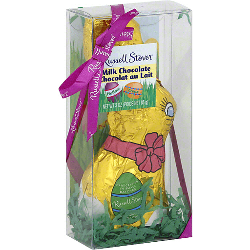 slide 2 of 2, Russell Stover Easter Hollow Milk Chocolate Rabbit, 3 oz