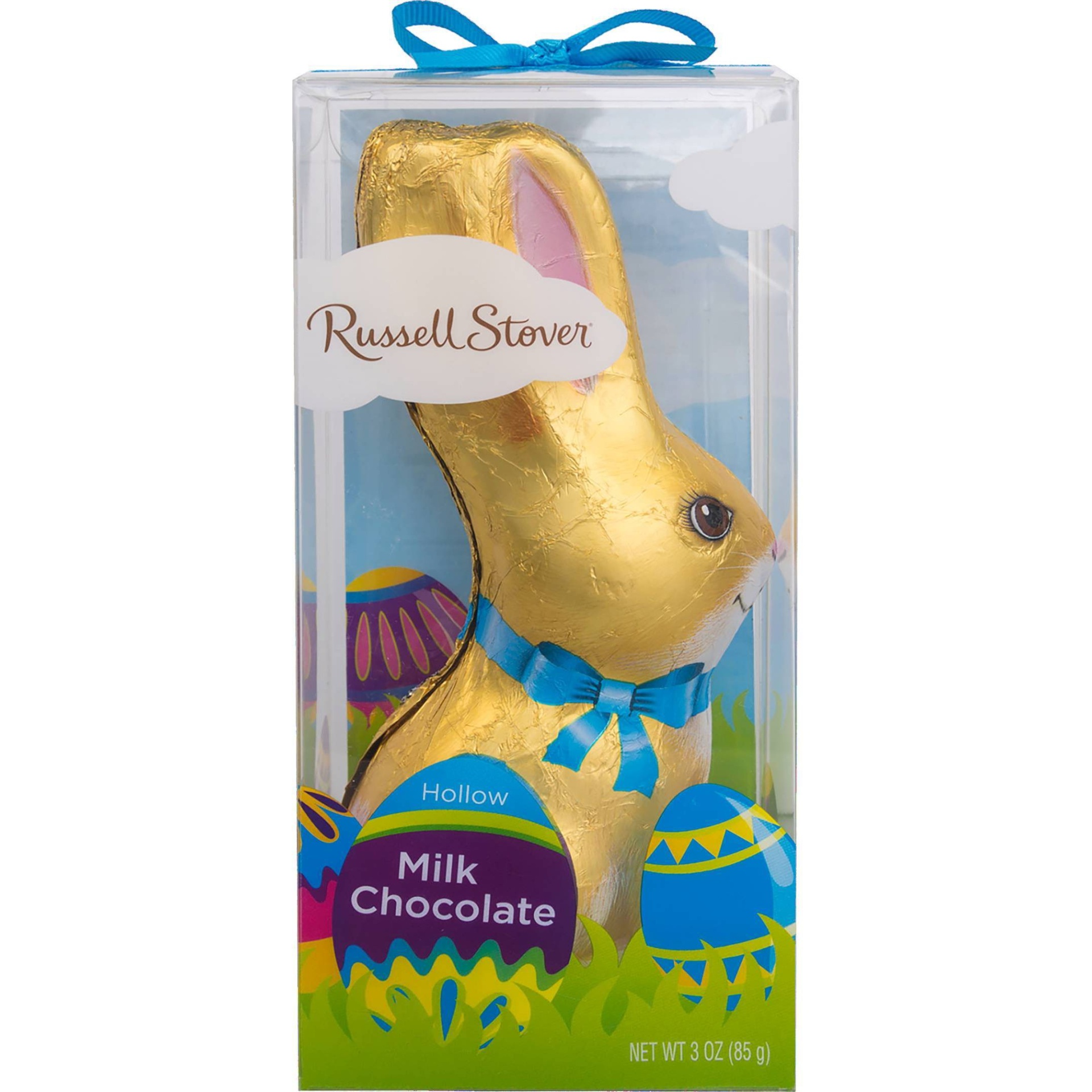 slide 1 of 2, Russell Stover Easter Hollow Milk Chocolate Rabbit, 3 oz