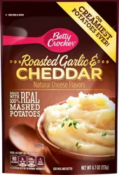 Betty Crocker Roasted Garlic & Cheddar Mashed Potatoes 4.7 oz