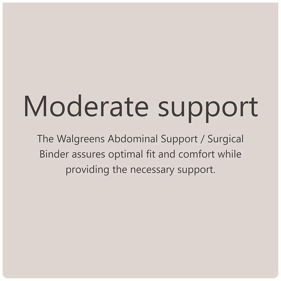 slide 4 of 5, Walgreens Abdominal Support Small/Medium, 1 ct