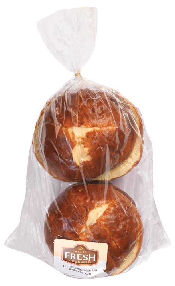 slide 2 of 2, Bakery Fresh Goodness Pretzel Sandwich Buns, 4 ct; 4 oz
