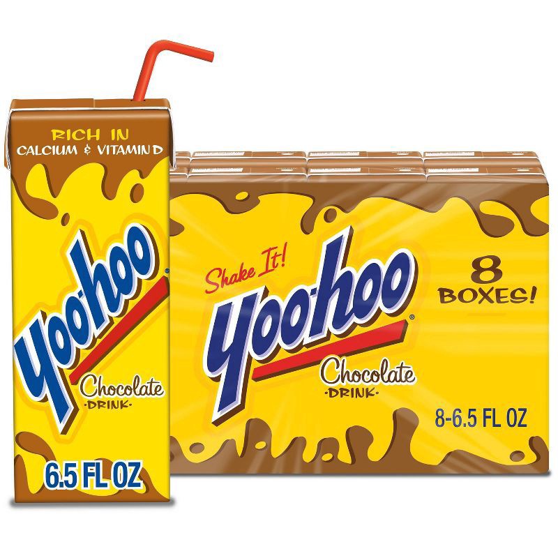 slide 1 of 7, Yoo-hoo Chcolate Drink, 6.5 fl oz boxes, 8 pack, 8 ct