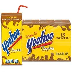 Yoo-hoo Chcolate Drink, 6.5 fl oz boxes, 8 pack