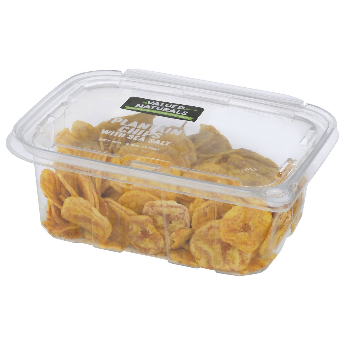 slide 3 of 9, Valued Naturals with Sea Salt Plantain Chips 6 oz, 6 oz