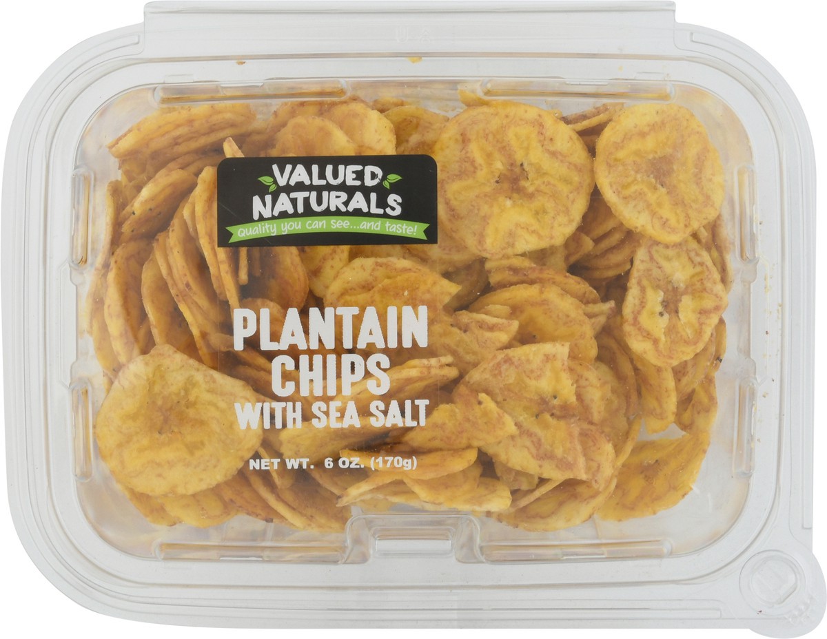 slide 7 of 9, Valued Naturals with Sea Salt Plantain Chips 6 oz, 6 oz