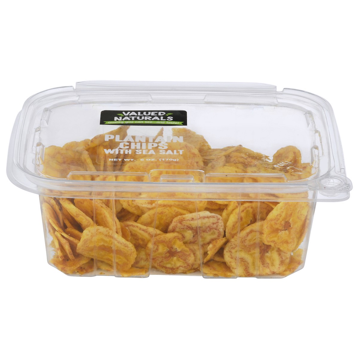 slide 1 of 9, Valued Naturals with Sea Salt Plantain Chips 6 oz, 6 oz