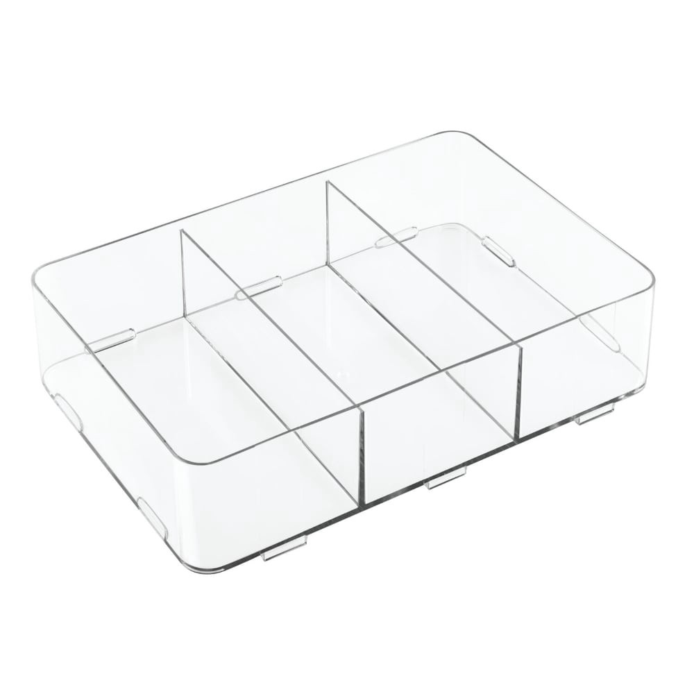 slide 1 of 2, Idesign Clarity Drawer Organizer, 8 in x 12 in x 3 in 