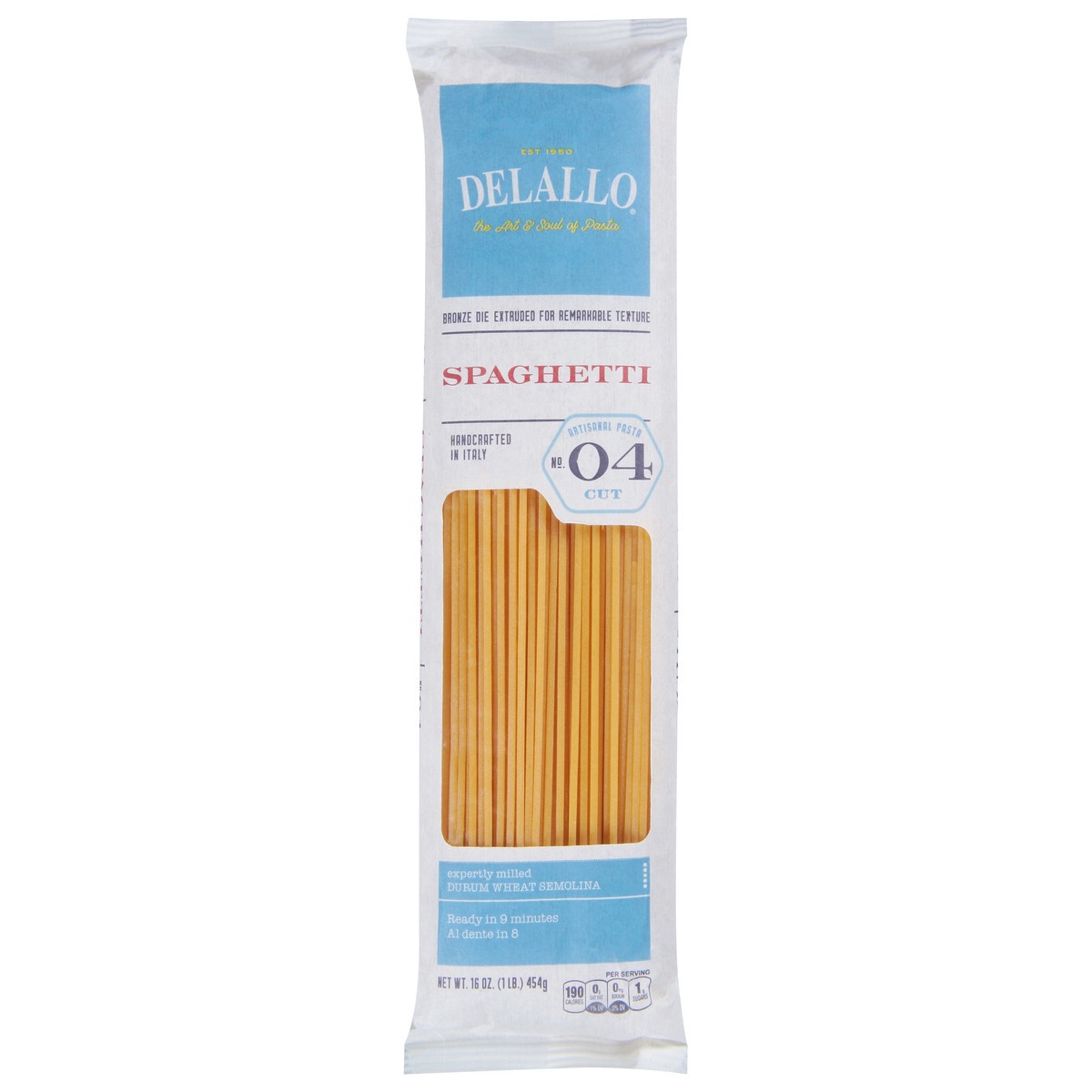 slide 1 of 9, DeLallo Spaghetti Artisinal Pasta, 16 oz