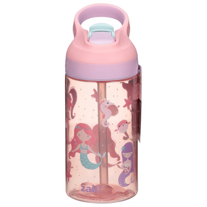 slide 1 of 4, Zak! Designs Everyday Smiles 16 oz Leak-Proof Mermaid PP Atlantic Bottle 1 Each, 1 ct